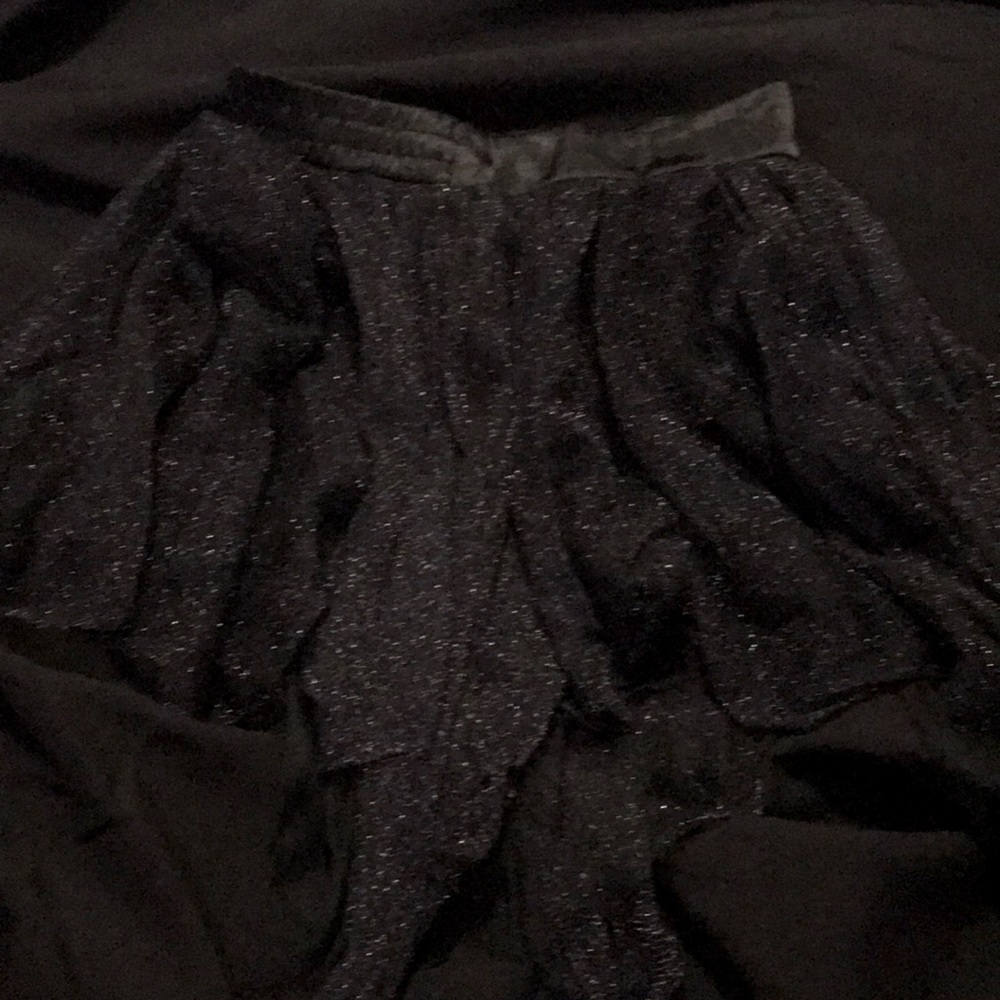 Glitter black skirt